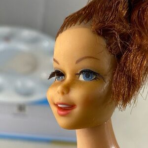 Vintage 1966 Barbie Mark Japan Mattel US Patent Rooted Eyelashes Bending legs